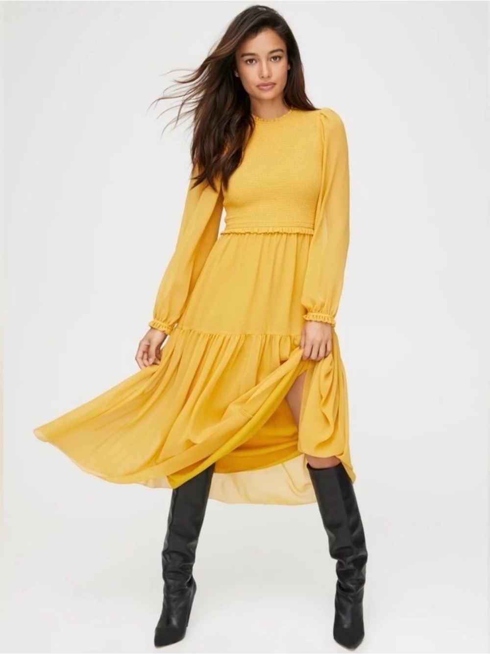 Aritzia Wilfred Rosalyn Dress